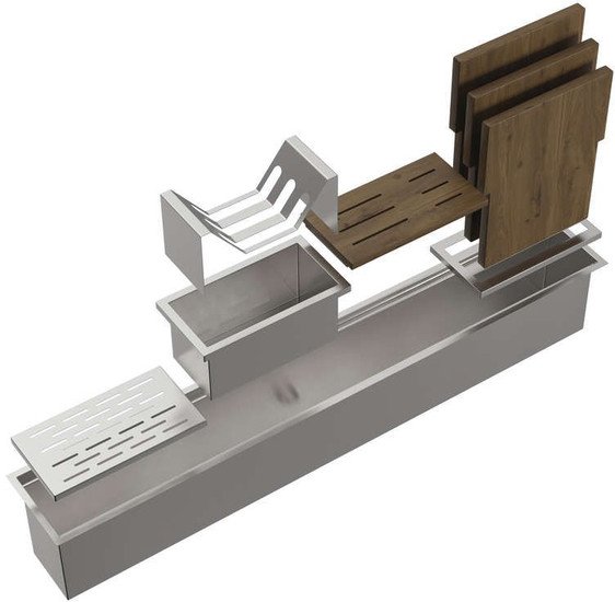 Сушилка для посуды Omoikiri DRY-01 GM (без вставок) - фото2