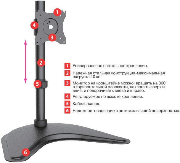 Кронштейн Arm Media LCD-T51 - фото2