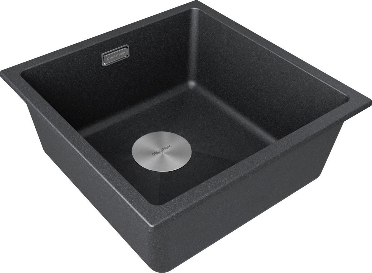 Кухонная мойка Paulmark IT-Granit Lumi 45 Uni LU45-BL (черный) - фото2