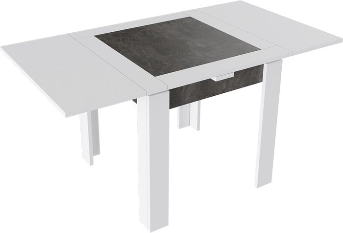 Кухонный стол Трия Хьюстон тип 3 (белый/ателье темный) - фото2