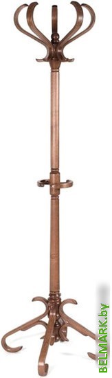 Вешалка для одежды Мебелик В 10Н (средне-коричневый) - фото