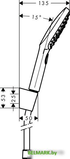 Душевой гарнитур Hansgrohe Raindance Select E 120 [26720000] - фото2