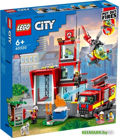 Конструктор LEGO City 60320 Пожарная часть - фото