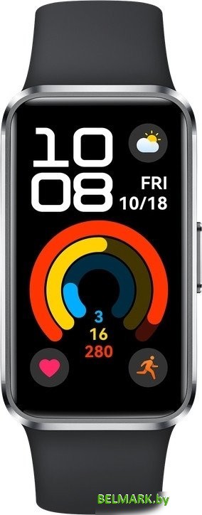 Фитнес-браслет Huawei Band 10 (матовый черный, международная версия) - фото2