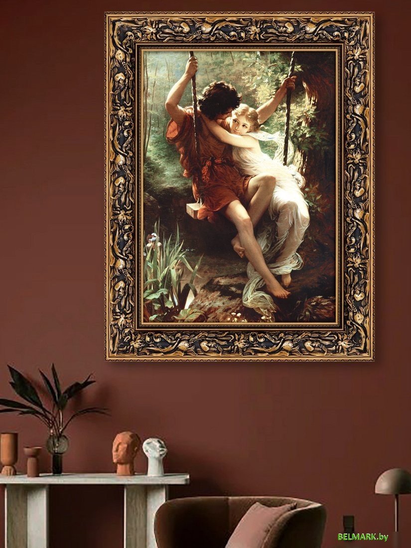 Картина Декарт "Качели" 8Л0231 (в раме) - фото2