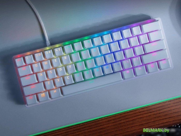 Клавиатура Razer Huntsman Mini Clicky (белый, нет кириллицы) - фото2
