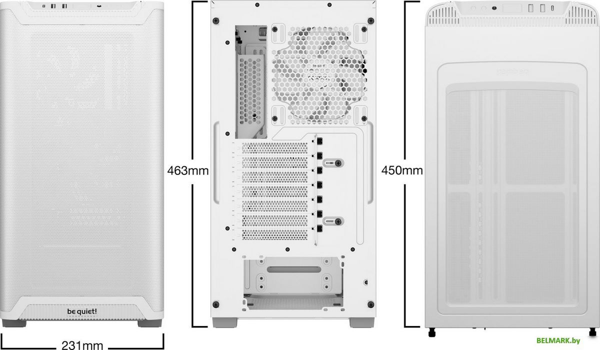 Корпус be quiet! Pure Base 501 Airflow Window White BGW75 - фото2