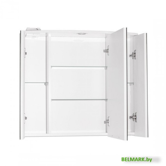 Style Line Шкаф с зеркалом Жасмин-2 80 (с подсветкой) - фото