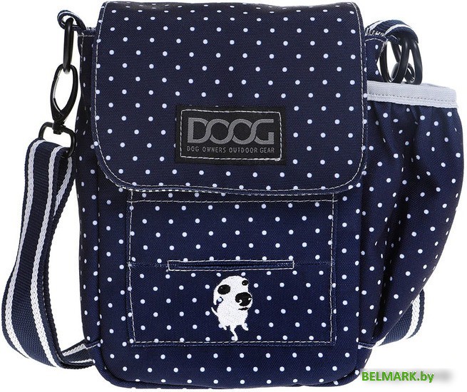 сумка для дрессуры Doog SB05 (синий в горох) - фото