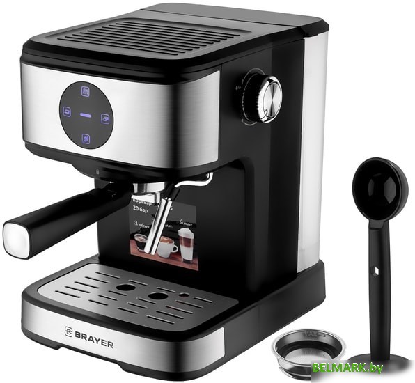 Рожковая помповая кофеварка Brayer BR1105 - фото