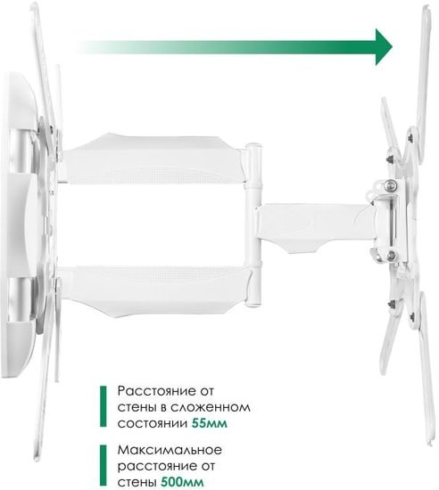 Кронштейн Onkron M4 (белый) - фото2