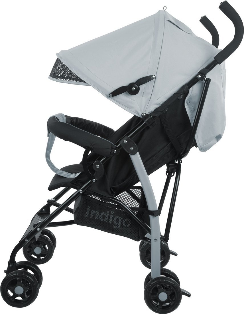 Коляска прогулочная «трость» Indigo Bono (серый) - фото2