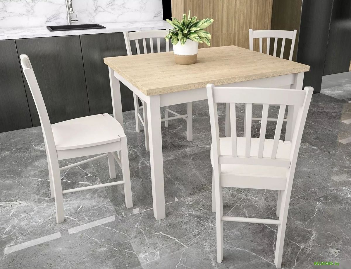 Кухонный стол Signal Adam 80/80 (дуб кремона/кашемир) - фото2