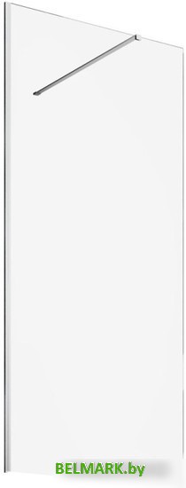 Душевая стенка Allen Brau Infinity 1 3.21013.BA 100x200 323805 (серебро браш) - фото2