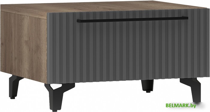 Тумба Shtabe Gross 6101 (RAL 7012/H1181/черный) - фото