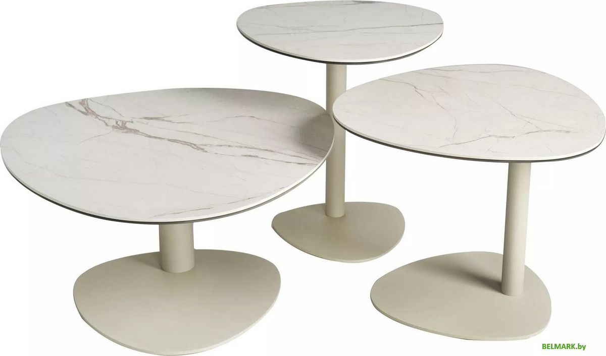 Журнальный столик Signal Ciao C Ceramic (бежевый Amazonia/кашемир) - фото2