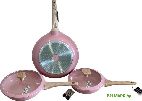 Набор сковород FeisiLang FL-S006YZ Pink - фото2