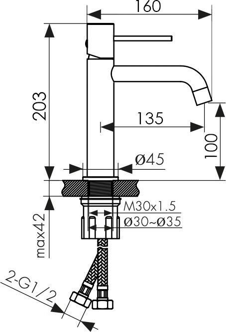 Смеситель Kaiser Vita 43211-4 (белый матовый) - фото2