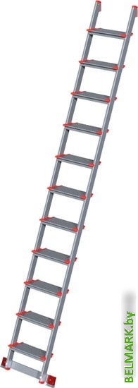 Лестница Новая высота NV 517 алюминиевая 11 ступеней - фото