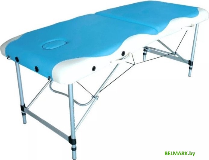 Массажный стол DFC Nirvana Elegant Deluxe TS2010-TB2 (голубой/белый) - фото2