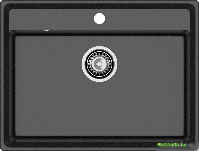 Кухонная мойка GranFest GF-LV-660 (черный) - фото