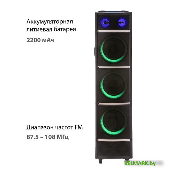 Колонка для вечеринок Supra SMB-1200 - фото2