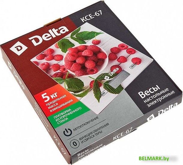 Кухонные весы Delta KCE-67 (малинка) - фото2