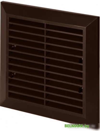 Вентиляционная решетка Awenta Classic T40aBR 17x17 (коричневый) - фото
