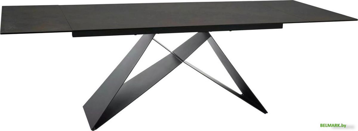 Кухонный стол Signal Westin ceramic WESTINBROC160 (коричневый/черный матовый) - фото