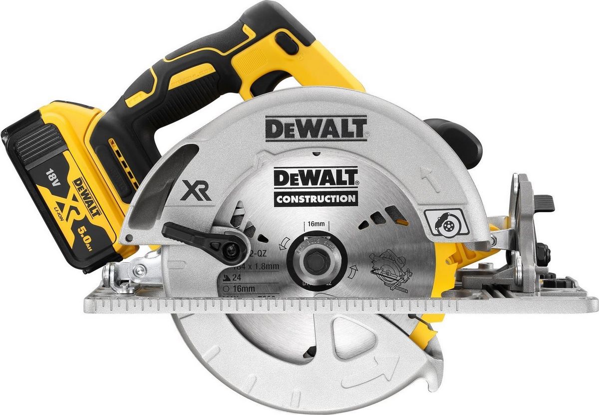 Дисковая (циркулярная) пила DeWalt DCS572P2 (с 2-мя АКБ) - фото2