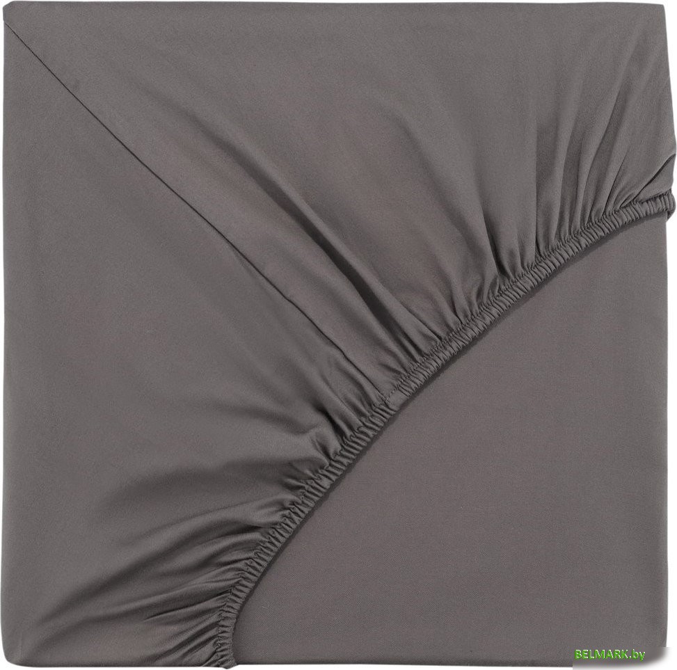 Постельное белье Sofi De MarkO Мармис 160х200х30 Пр-мс-160х200х30тс (темно-серый) - фото