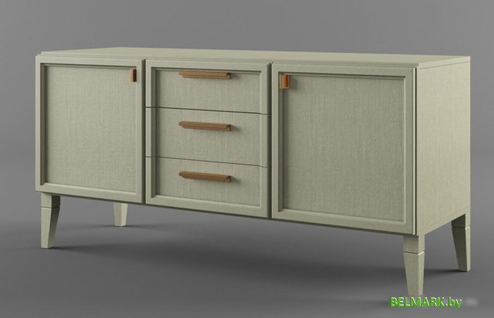 Тумба Молодечномебель Charlie B3D2 (серый агат Р) - фото2