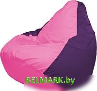 Кресло-мешок Flagman Груша Медиум XL Г1.1-191 (розовый/фиолетовый) - фото
