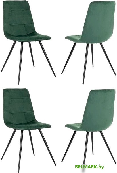 Стул Бюрократ CH-K1 4 шт (зеленый Holland 30/черный) - фото
