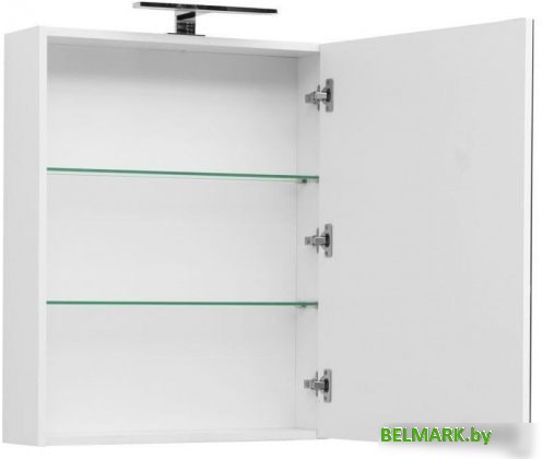 Aquanet Шкаф с зеркалом Палермо 60 00203939 (белый) - фото2