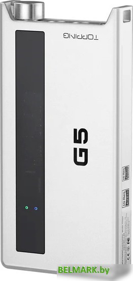 Портативный усилитель Topping G5 (серебристый) - фото
