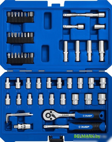Универсальный набор инструментов Зубр 27671-H57 (57 предметов) - фото