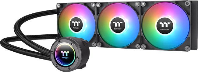 Жидкостное охлаждение для процессора Thermaltake TH420 V2 ARGB CL-W376-PL14SW-A - фото