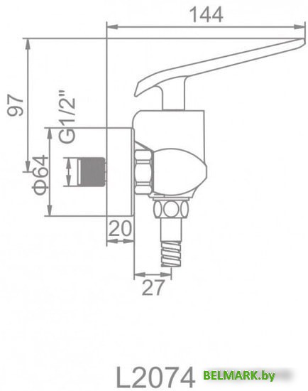 Смеситель Ledeme L2074 - фото2
