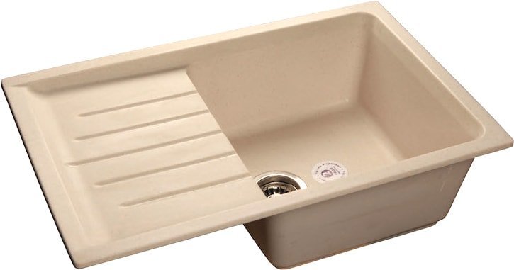 Кухонная мойка GranFest GF-P760L (белый) - фото
