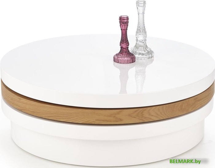 Журнальный столик Halmar Michelle (белый/дуб золотой) - фото2