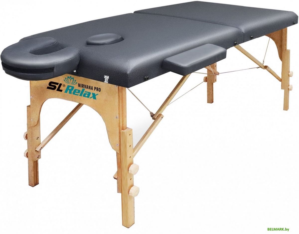 Массажный стол SL Relax Nirvana Pro SLR-12 (серый) - фото