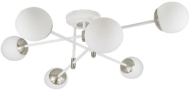 Люстра средней высоты Mirastyle SL-41236/6 WT+Sarin - фото