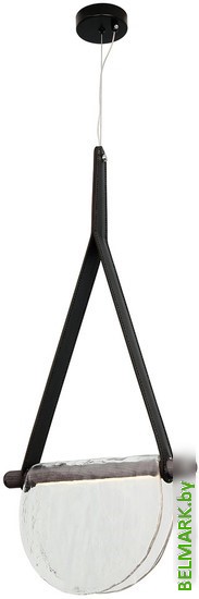 Подвесная люстра Kinklight Тэрро 07687-30.19(21) (черный/плафон прозрачный) - фото