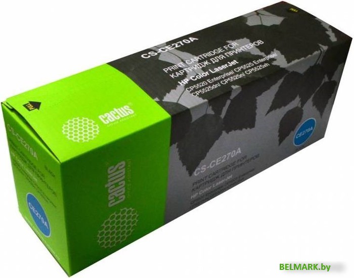 Картридж CACTUS CS-CE270A (аналог HP CE270A) - фото