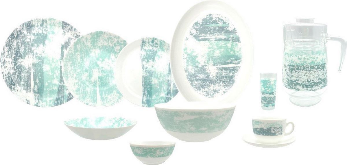 Столовый сервиз Luminarc Acctit Turquoise V8147 (46пр) - фото