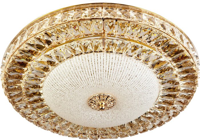 Припотолочная люстра LED4U L1146-500 GD - фото