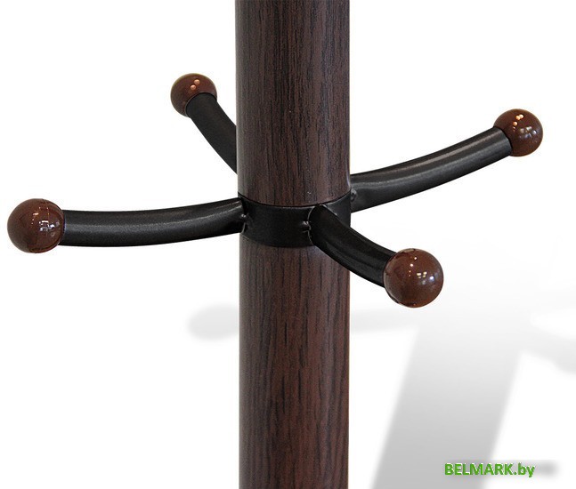 Вешалка для одежды Sheffilton SHT-CR9 903276 (темный орех/мрамор) - фото2