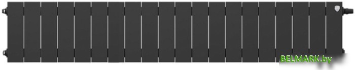 Биметаллический радиатор Royal Thermo PianoForte 200 Noir Sable VDR (20 секций) - фото2