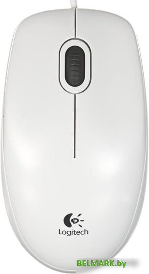 Мышь Logitech B100 (белый) - фото